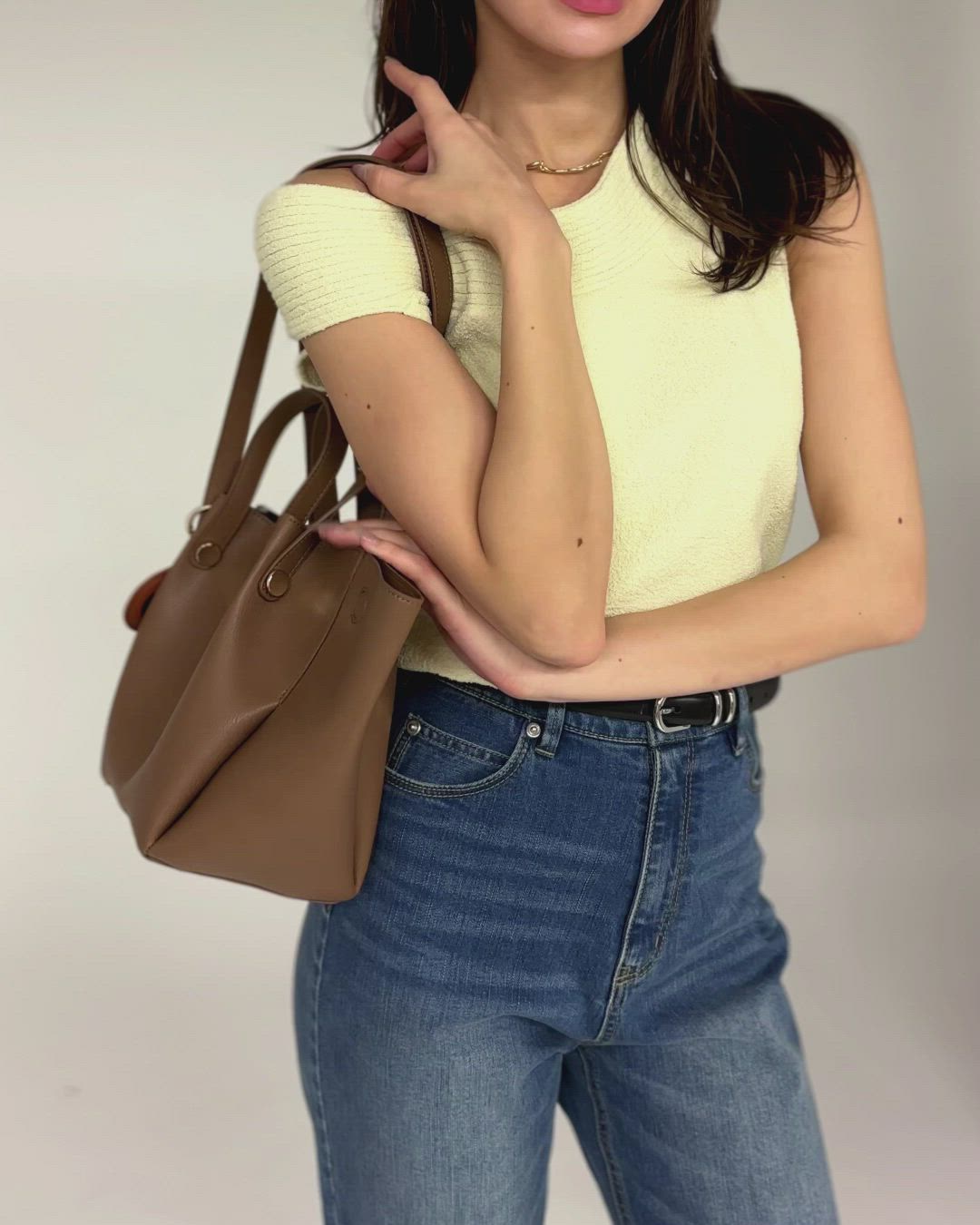 petal shape 2WAY バッグ ( ポーチ付き ) KINO THE KEI（トートバッグ