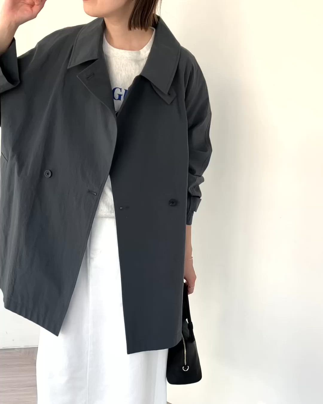 追加》コットンニュアンストレンチコート（トレンチコート）｜SLOBE