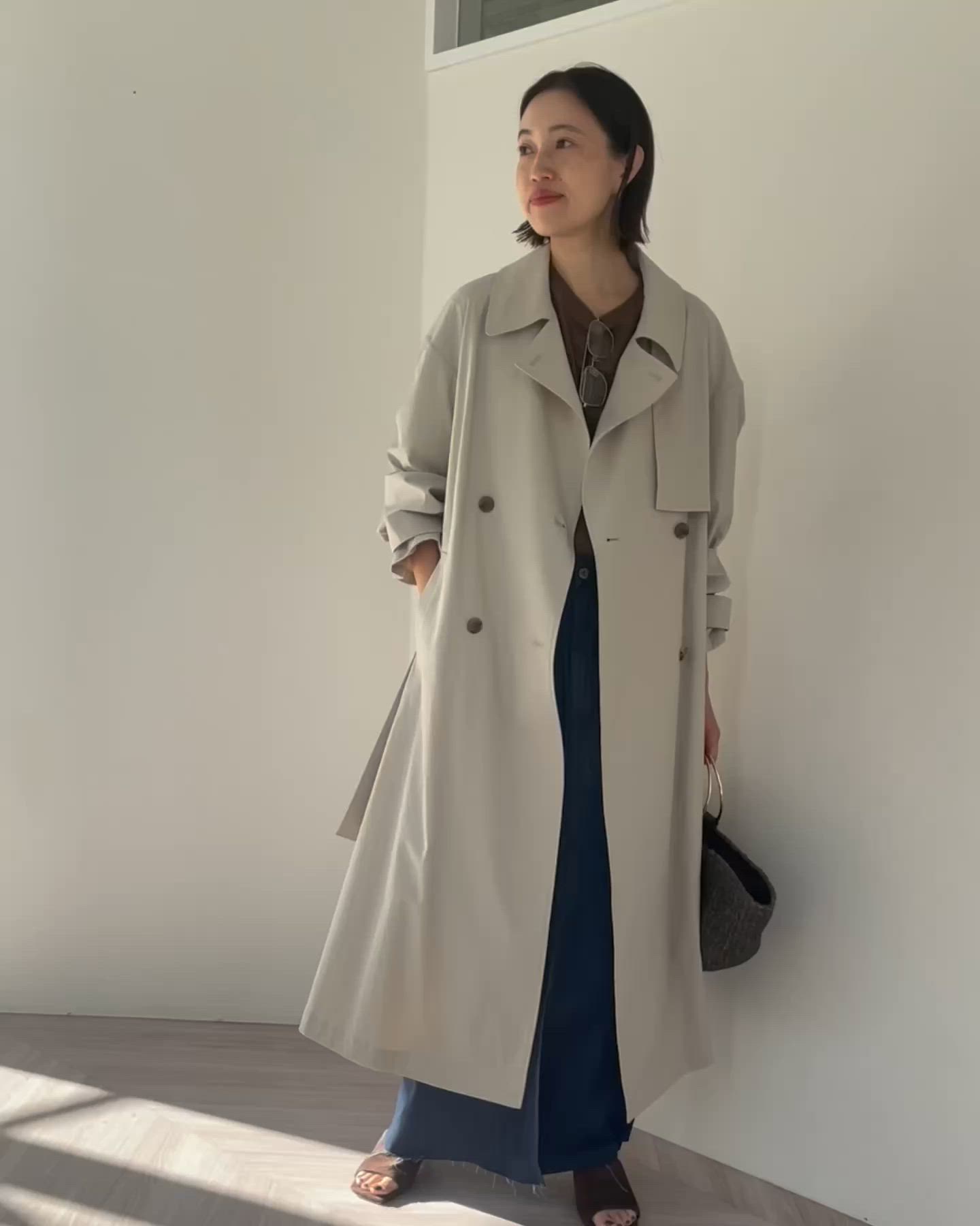 オーバートレンチコート（トレンチコート）｜SLOBE IENA