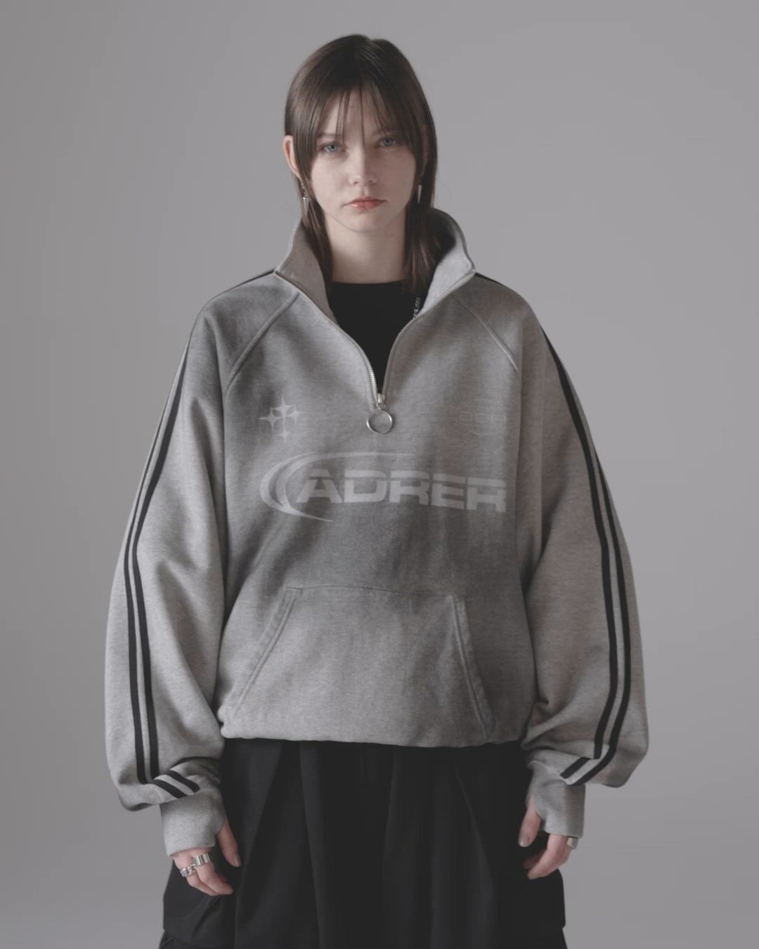 Vintage make half zip game sweat / ヴィンテージ メイク ハーフ