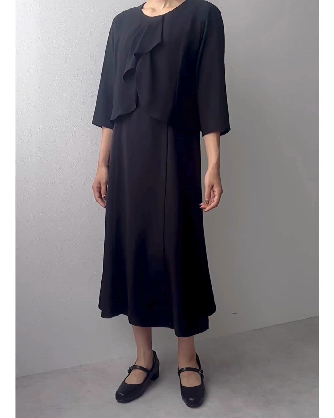 メゾピアノ♡フォーマル♡ワンピース ブラックフォーマルワンピース【M/L/LL/3L/4L】（ワンピース）｜Diable