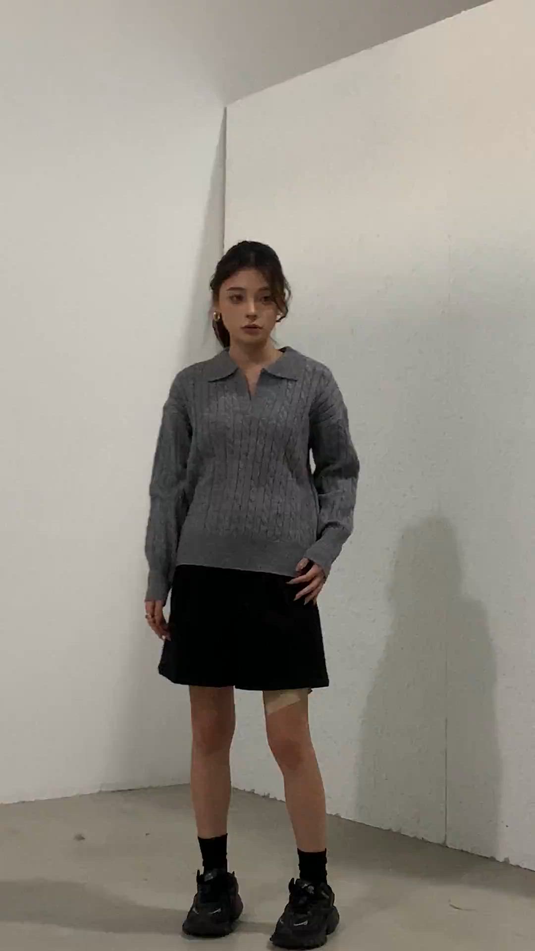 セール】【大きいサイズ有】冬に溶け込む生地感。クラシカルウール調