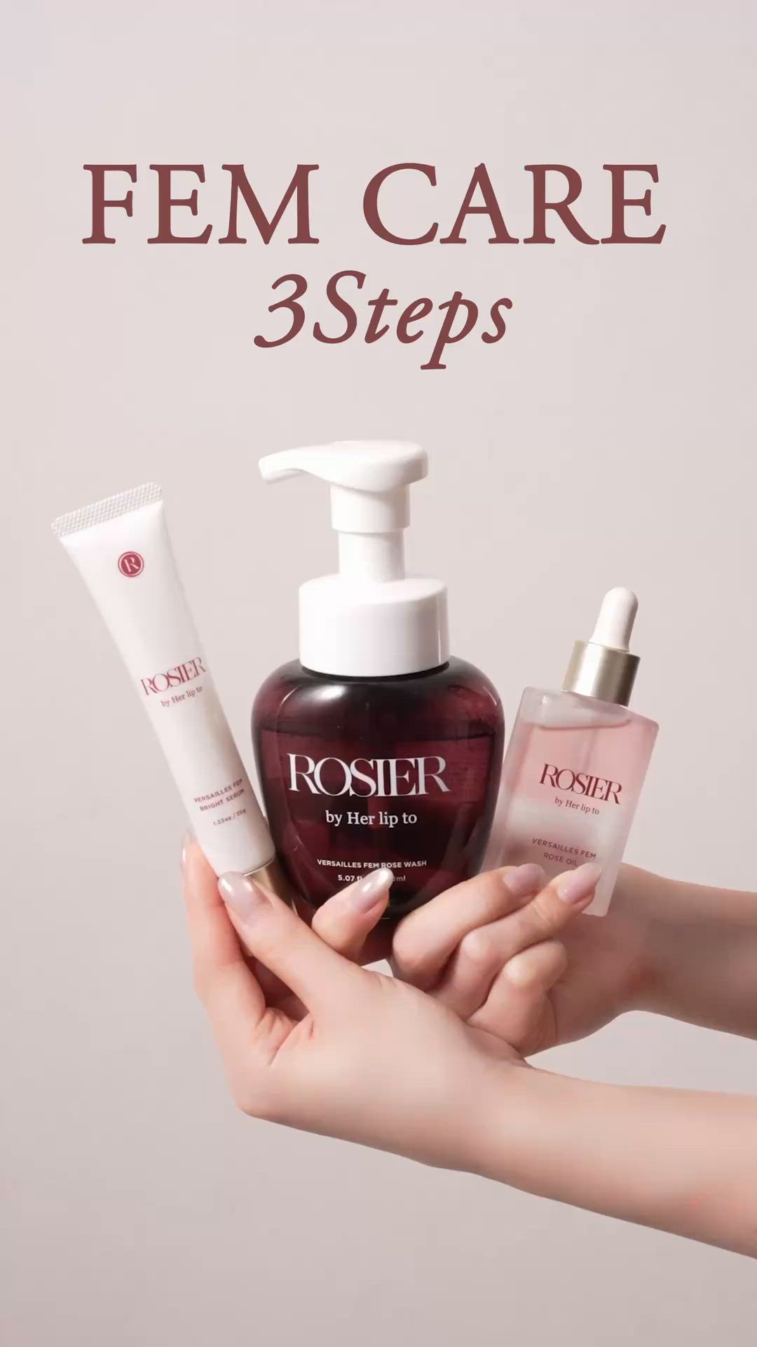 Versailles Fem Rose Wash（石鹸/ボディソープ）｜ROSIER by Her lip