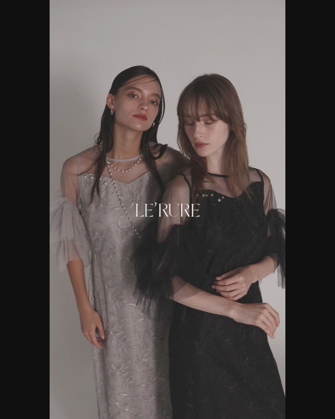 新品！LE'RURE Pearl motif embroidery dress Pearl motif embroidery dressのドレス|Dorry Doll / LE'RURE