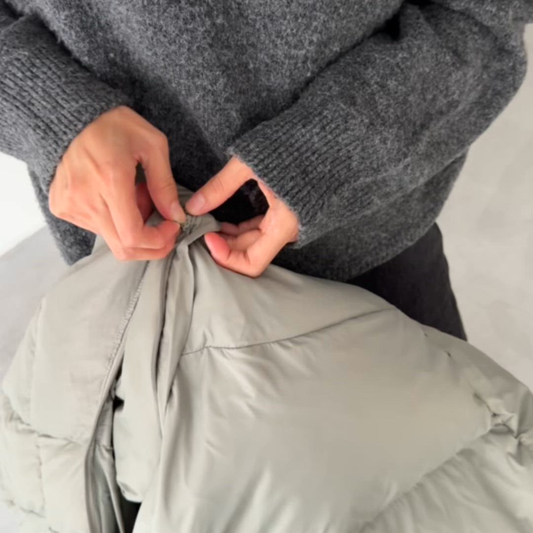 セール】El mar パーカーショートダウンジャケット（ダウンジャケット