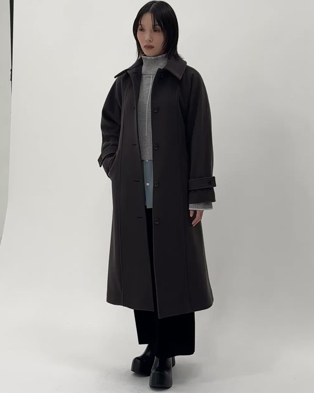 ZOZOランキング1位獲得！》【オンライン限定】2wayウールロングコート