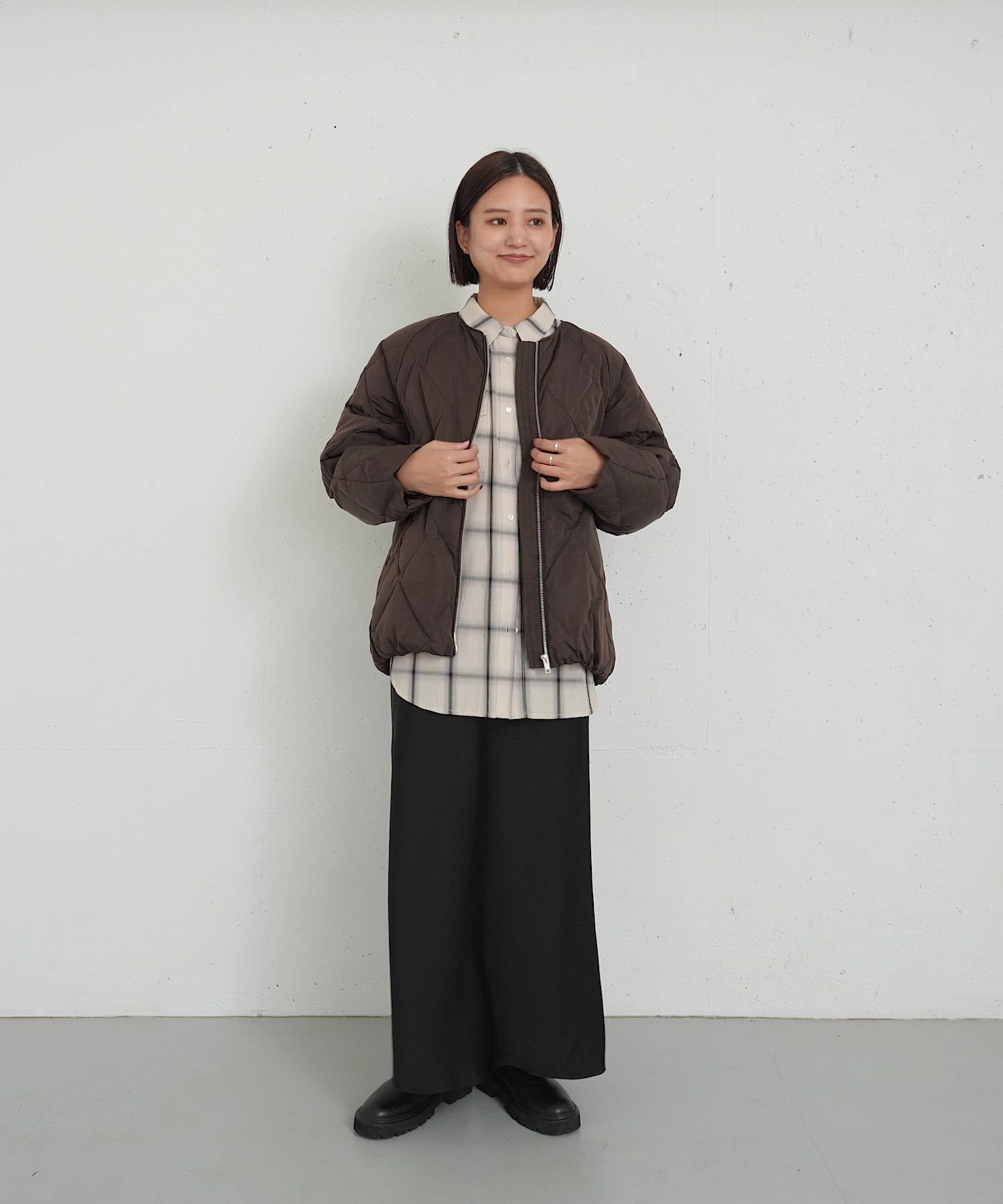 Sサイズ/WEB限定』コクーンキルティングダウン（ダウンジャケット