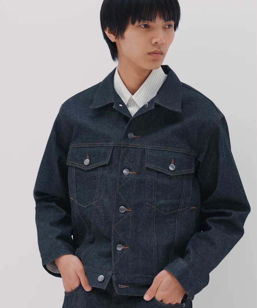 LURAKU】Rigid Denim Jacket / リジットデニムジャケット｜SETUP対応