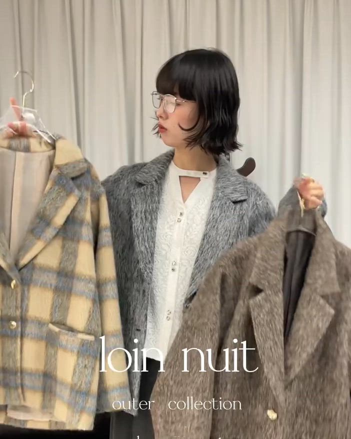 セール】shaggy coat / シャギーコート（テーラードジャケット）｜loin