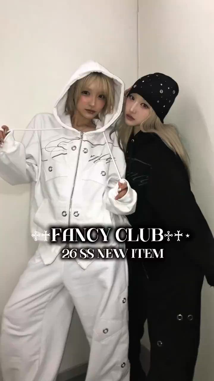 A'GEM/9 × .kom『FANCY CLUB/ファンシークラブ』BIG CROSS EYELET