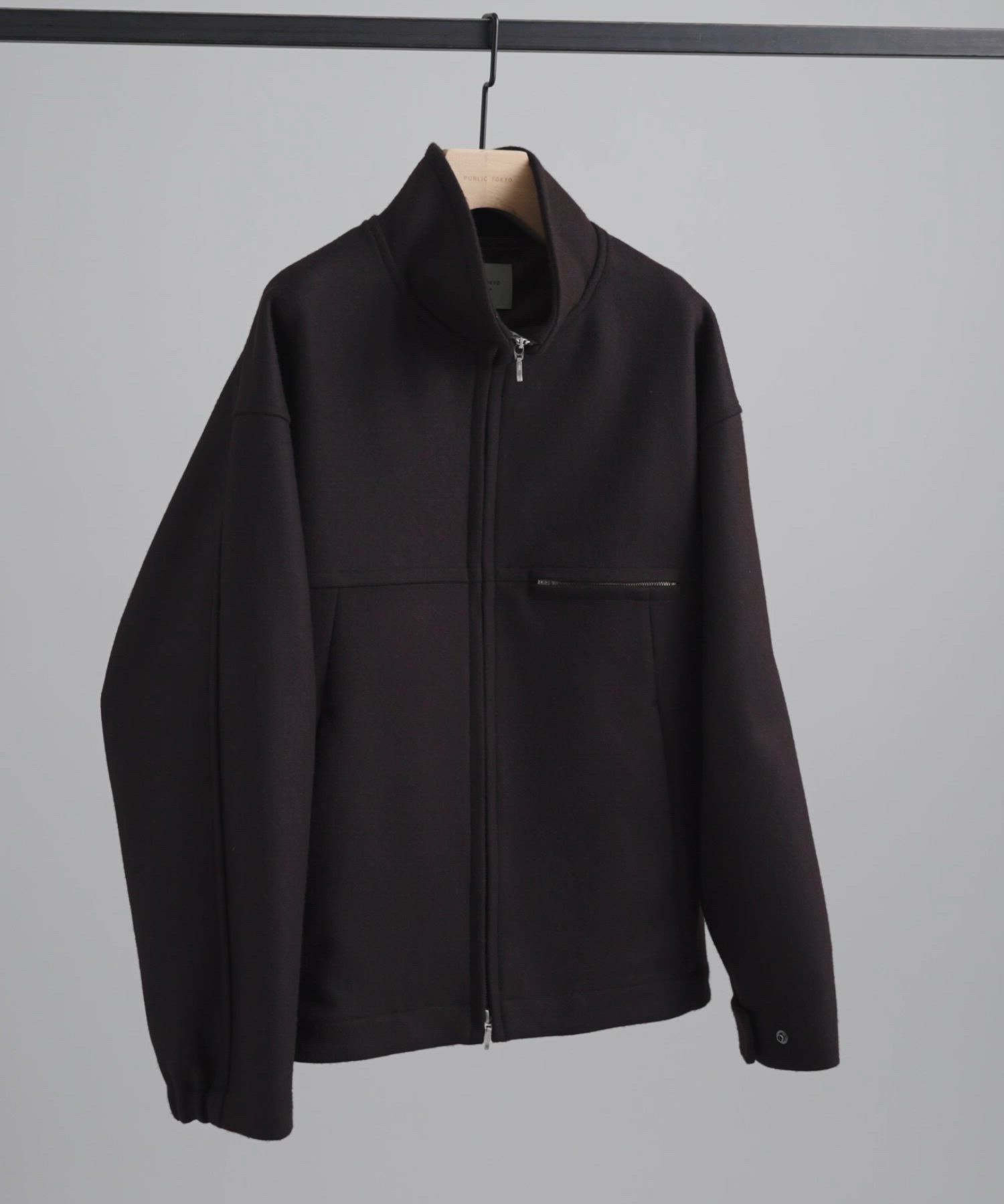 【ヨツハ】PUBLIC TOKYO メルトン ショートジップブルゾン ヨツハ様専用】PUBLIC TOKYO メルトン ショートジップブルゾン - メルカリ