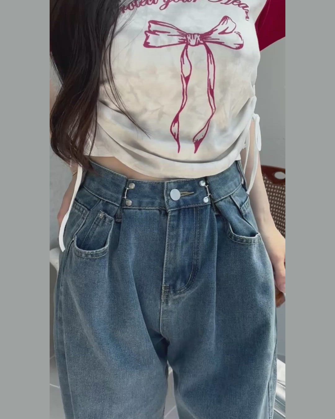 セール】【お気に入り数16万人突破!】ウエスト ホックで華奢見え！ハイ