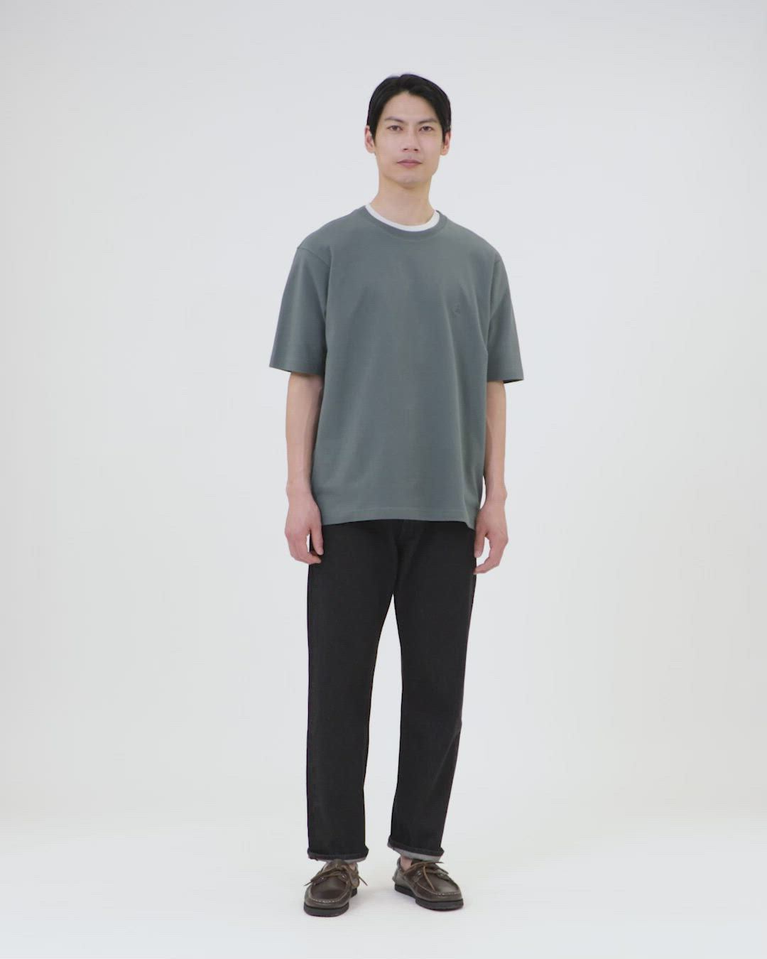 セール】【別注】＜Brooks Brothers＞GLR カノコ クルーネック Tシャツ