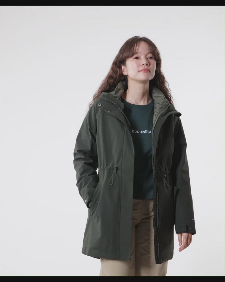 コロンビア　ミドル丈　レディース セール】防水 防寒 Columbia／ウィメンズ ロロパス インターチェンジ