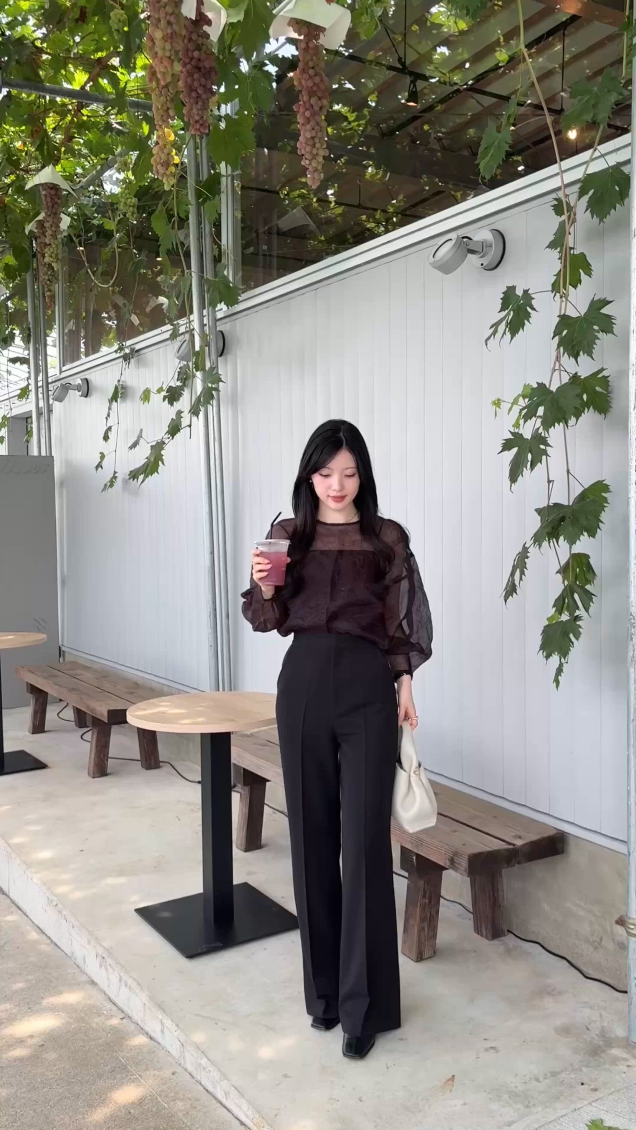 セール】high waist center press slacks（ハイウエストセンタープレス