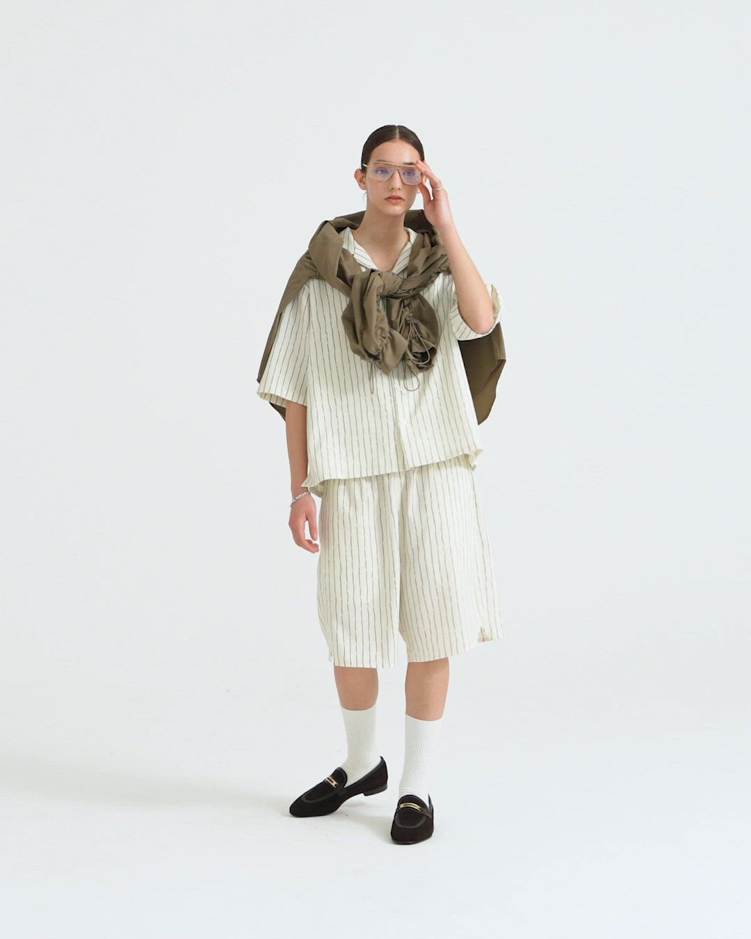 Loose H / S open collar shirt ( Assort ) / ルーズハーフスリーブ