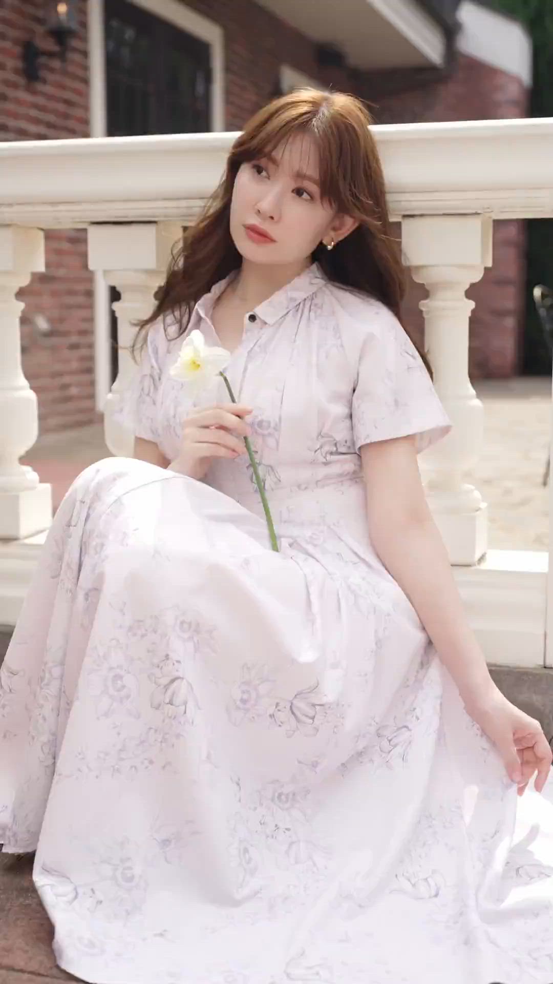 Eliza Croquis Floral Dress（ワンピース）｜Her lip to（ハーリップ