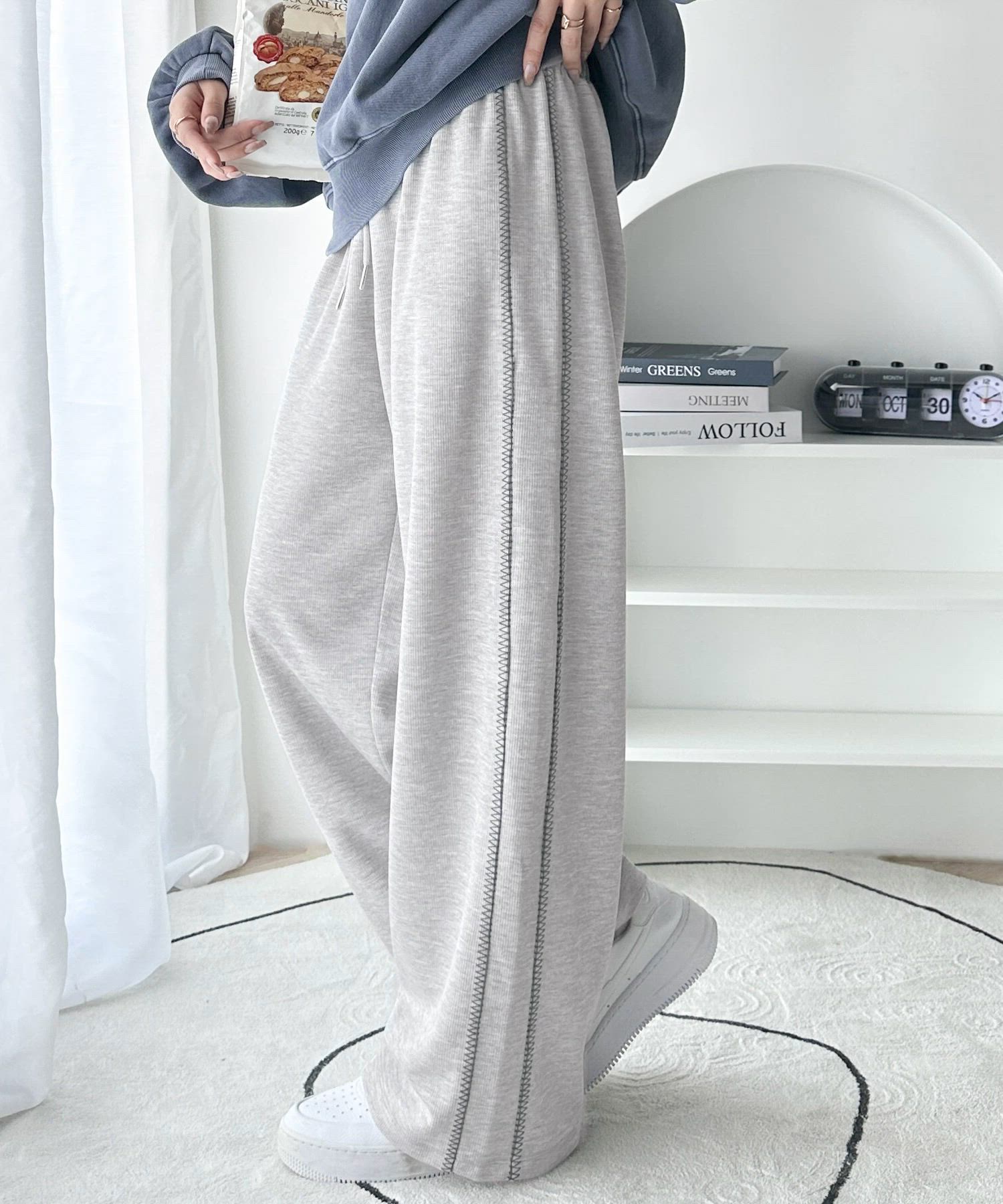 セール】さりげないアクセントでこなれ感をplus。配色ステッチライン