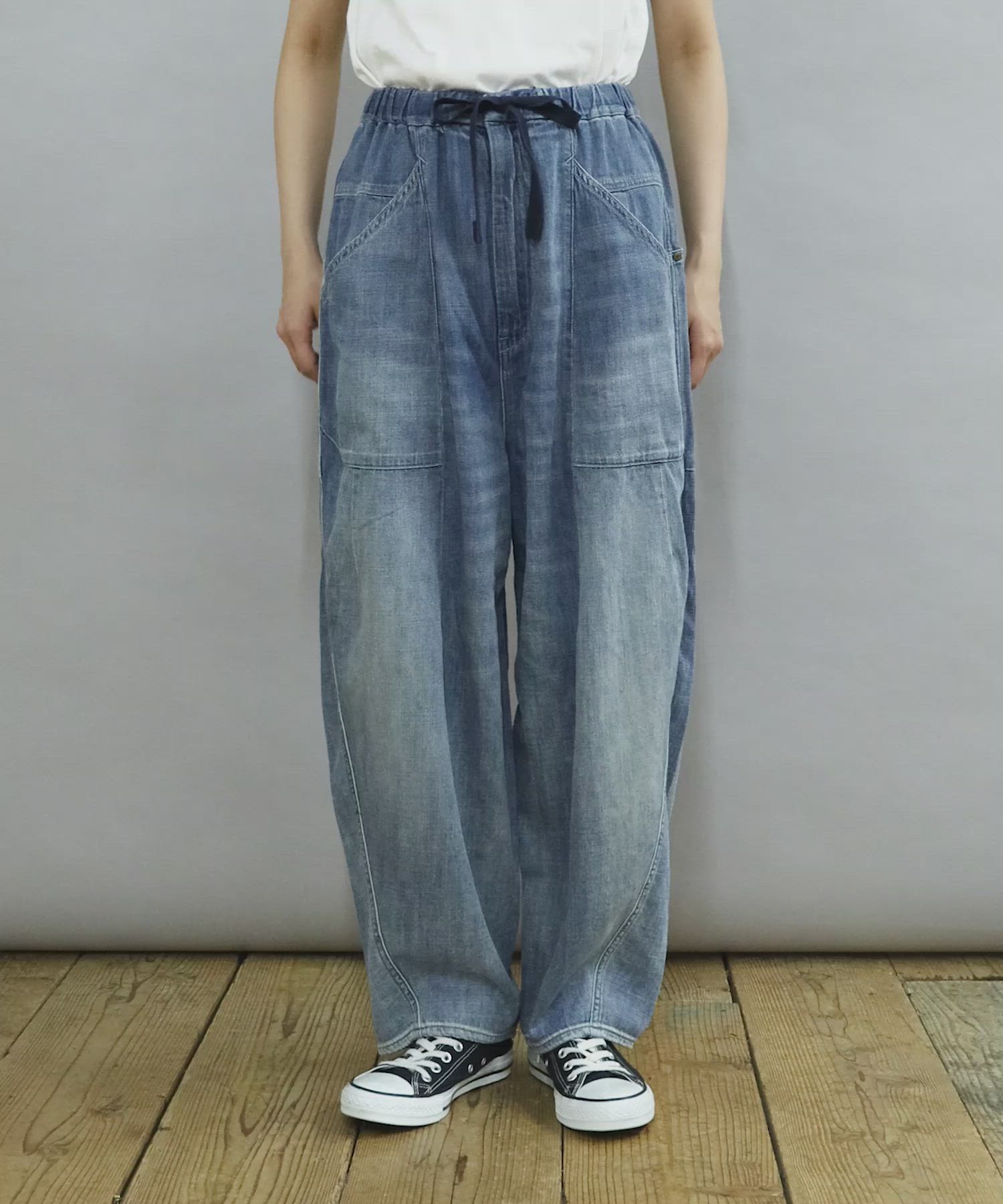 R4169 コックさんのアトリエパンツ（デニムパンツ）｜URCH RNA（アーチ