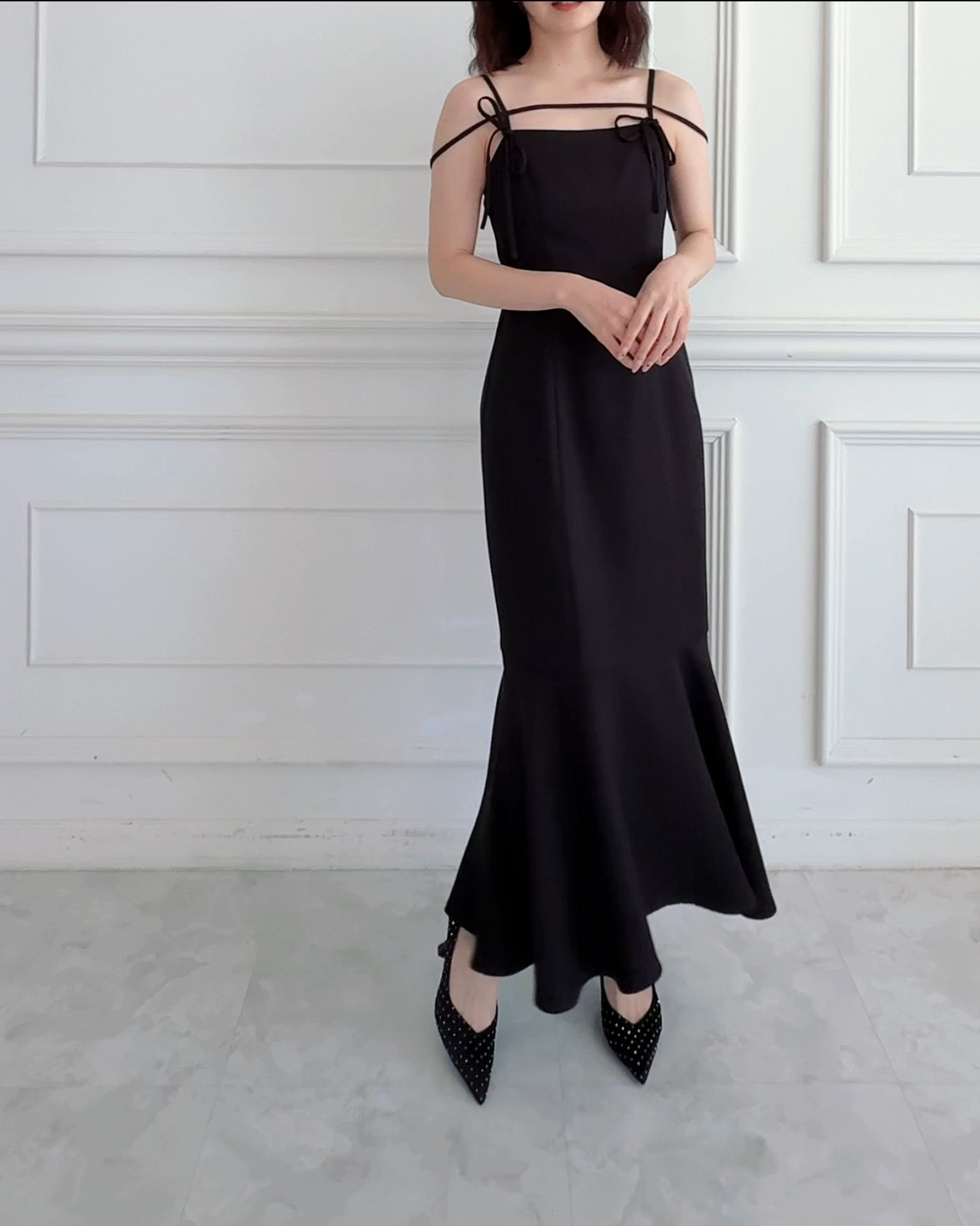 サマーツイードカットアウトキャミワンピース（ワンピース）｜ROYAL