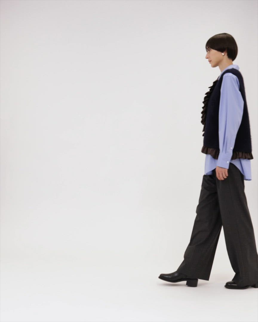 フォックスカシミヤ フリルコンビ ベスト（ベスト）｜UNITED ARROWS