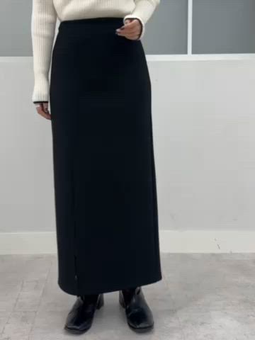 セール】【新色追加】すっきり見え！ストレッチタイトロングスカート
