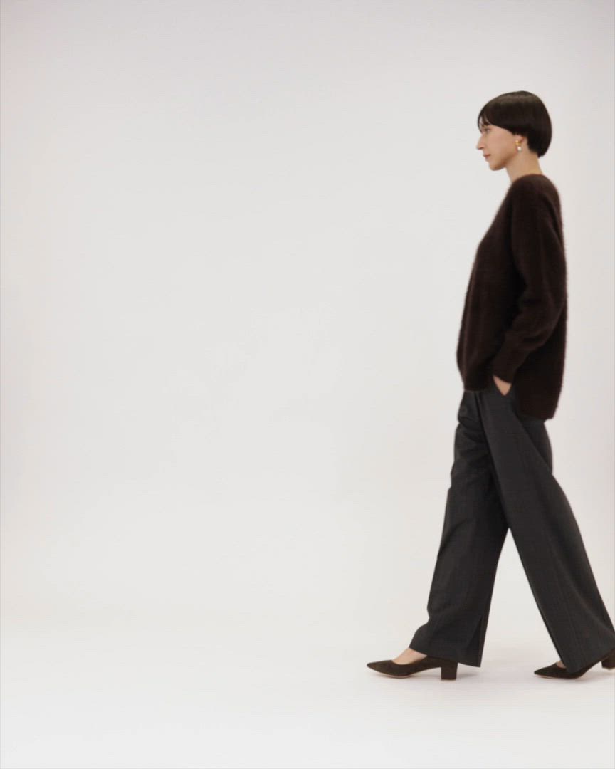 フォックスカシミヤ クルーネック ニット（ニット/セーター）｜UNITED