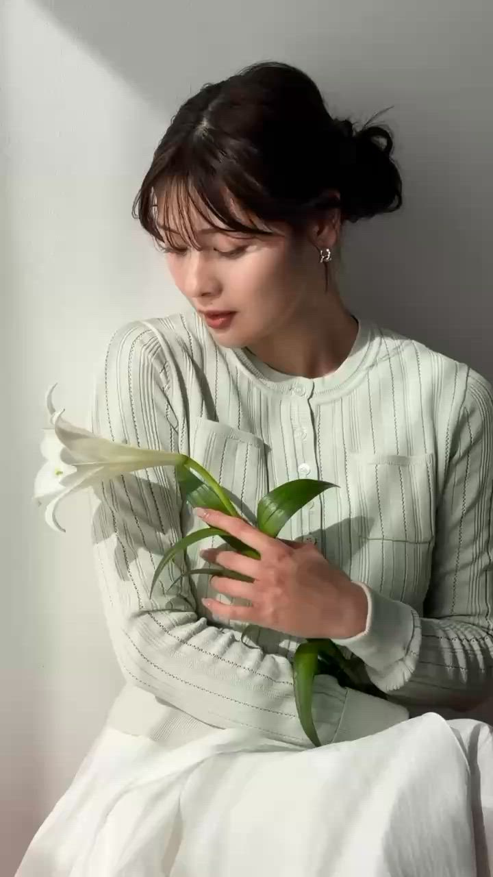 Eyelet Knit Cardigan（カーディガン/ボレロ）｜Her lip to（ハー