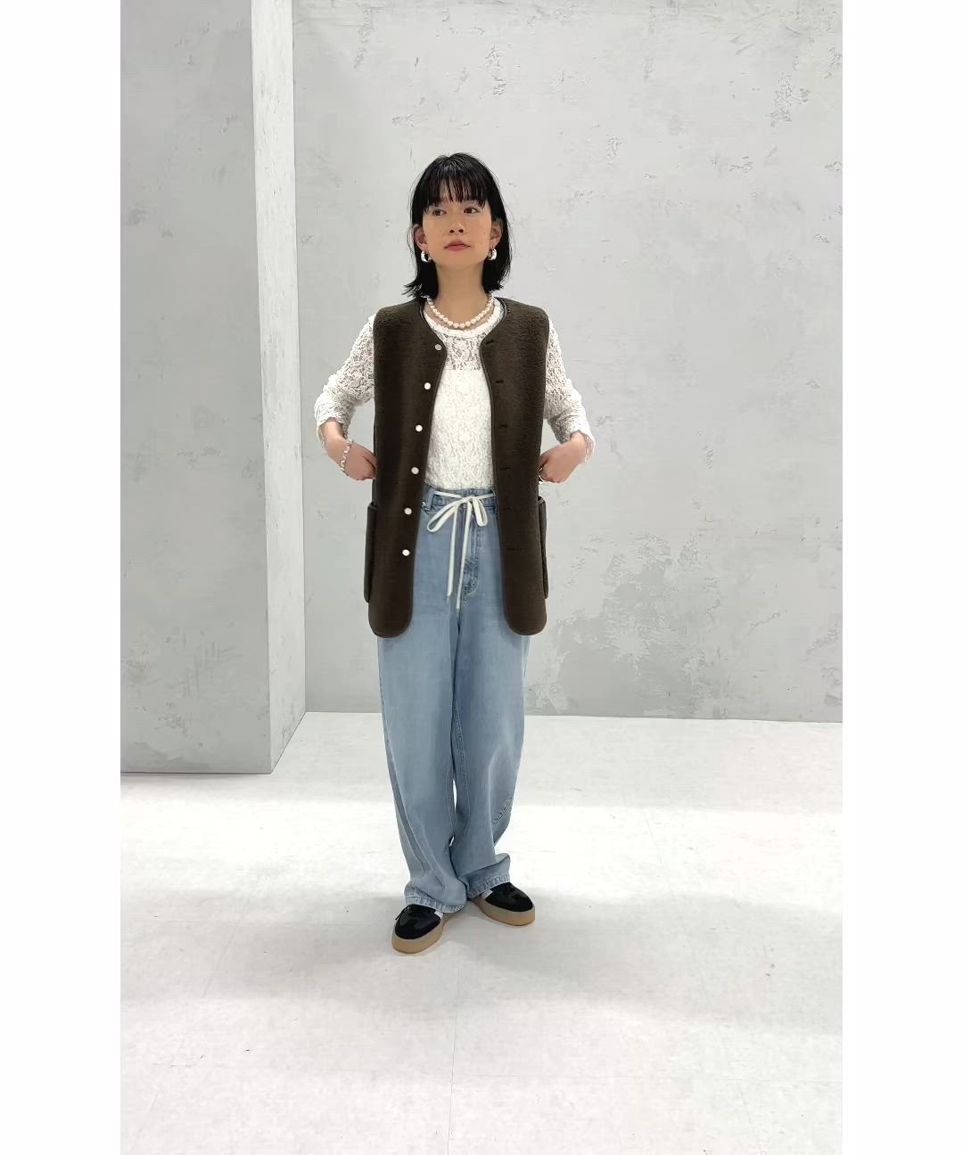 セール】〈手洗い可能〉ボア フリース リバーシブル ベスト（その他