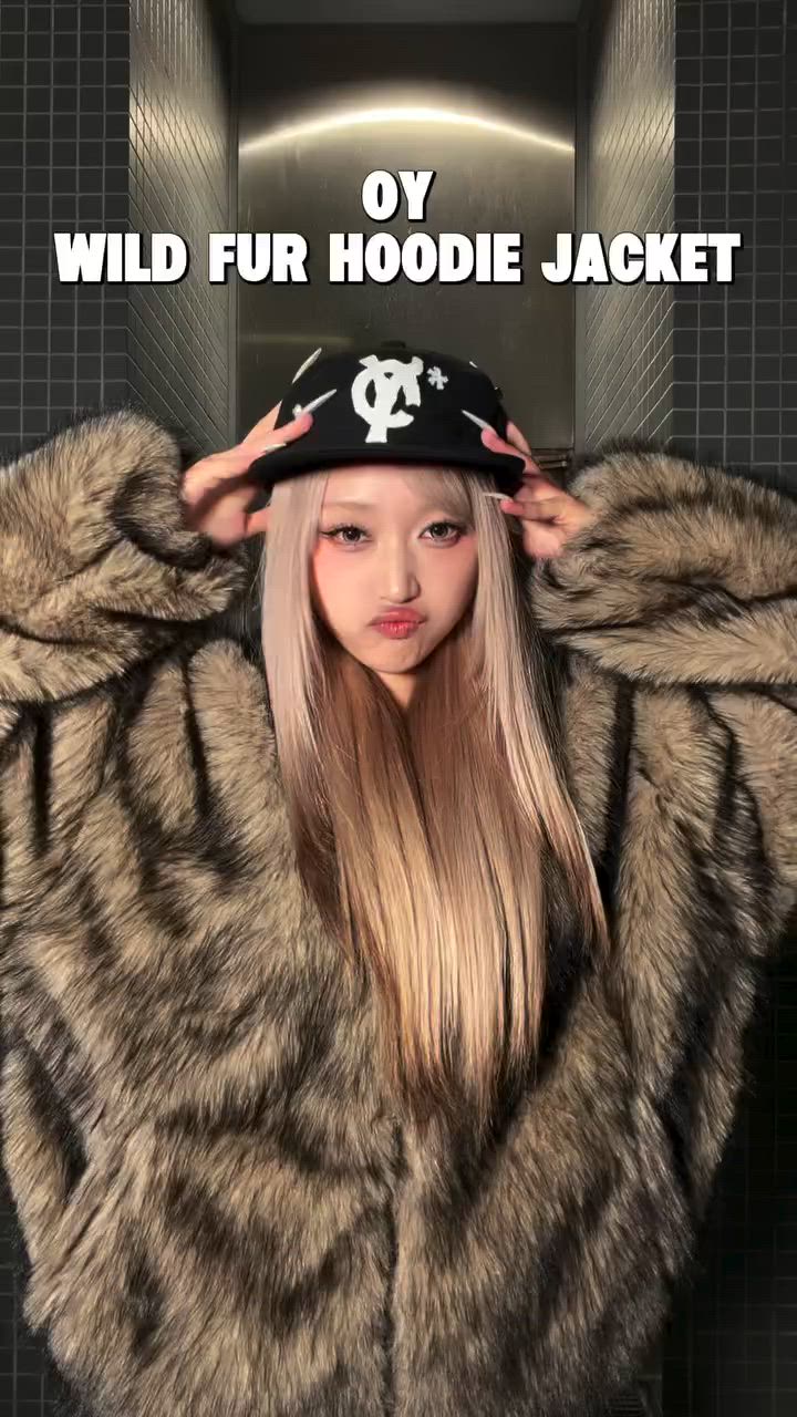 OY ファーフーディージャケット OY/オーワイ』WILD FUR HOODIE JACKET/ワイルドファーフーディー