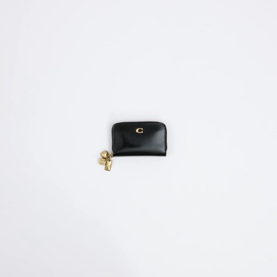 エッセンシャル スモール ジップ アラウンド ウォレット・チャーム