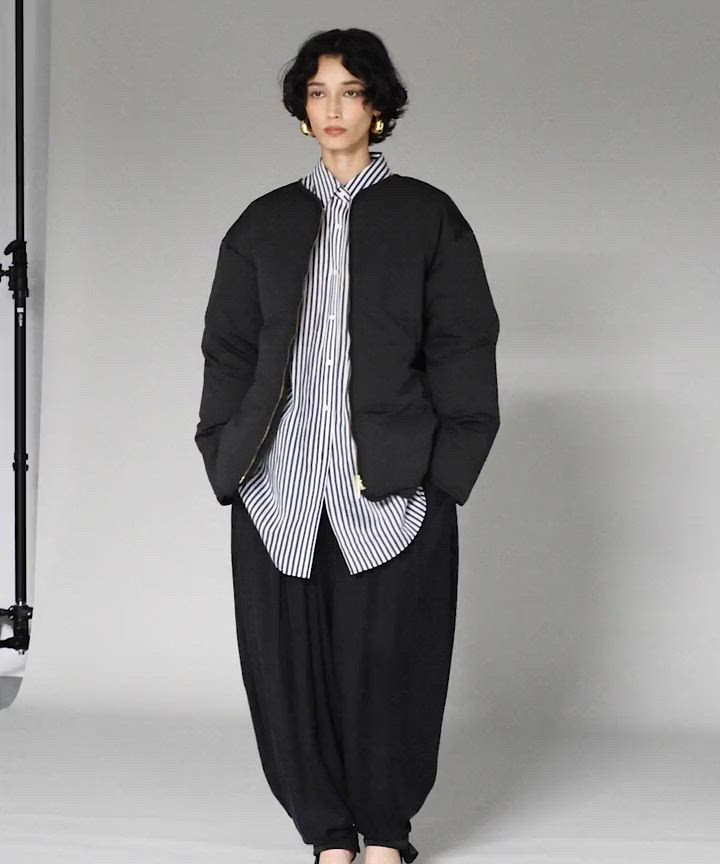 セール】Curensology(カレンソロジー)/サイドジップノーカラーダウン