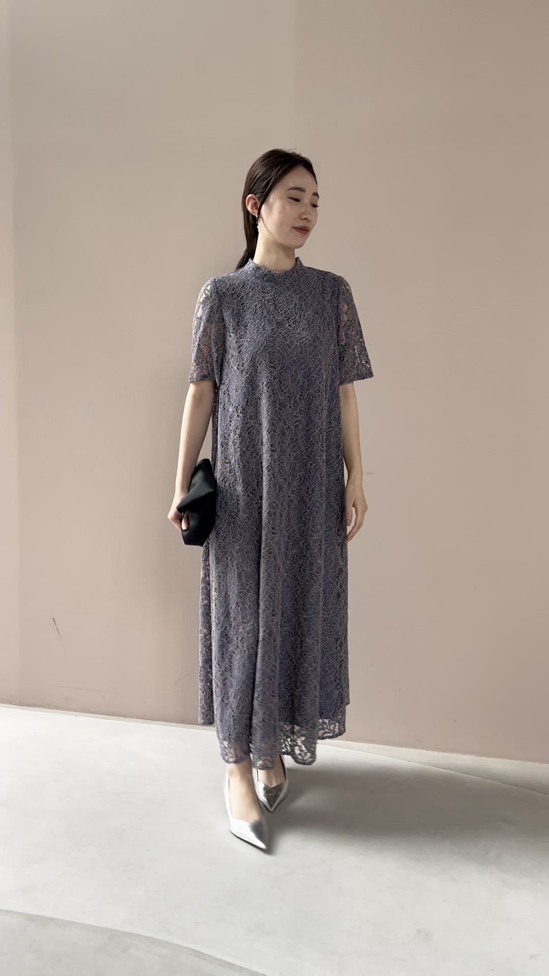 パイピングレースAラインドレス（ドレス）｜kaene（カエン）の