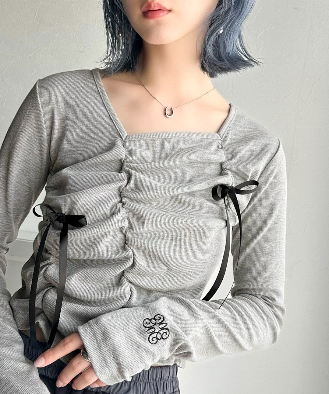 セール】【mily bilet】トレンド×万能!!自由自在。サテンリボン付き