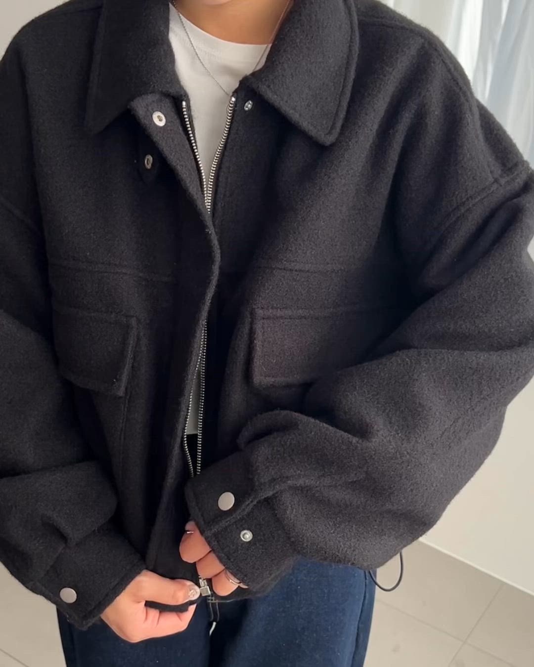 クリストフルメール フランス製 ウールメルトン 比翼 襟付き ブルゾン ワイン ブルゴーニュ コート ドール ピノ ノワール 2022（ドメーヌ フランソワ