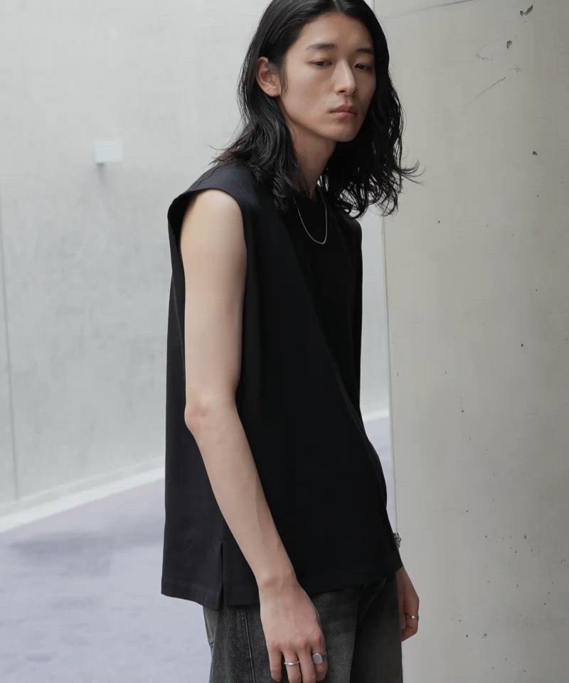 EXTRA FINE COTTON SLEEVELESS TEE（タンクトップ）｜WYM LIDNM