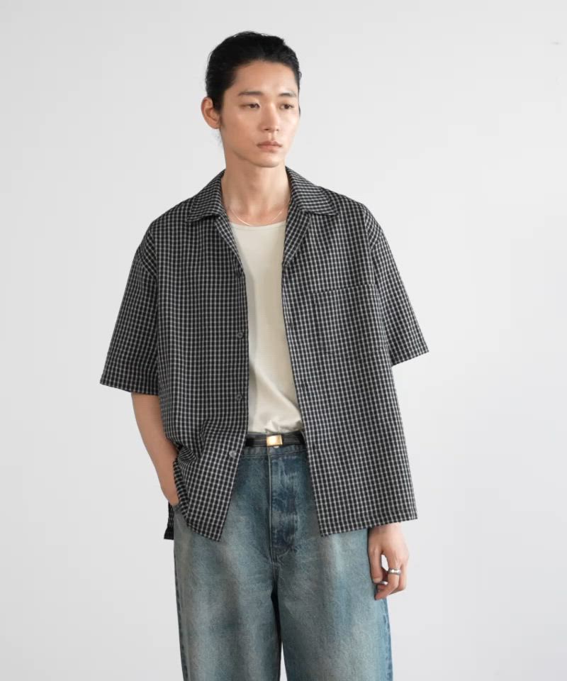 CLASSIC PLAID BOX H/S SHIRT（シャツ/ブラウス）｜WYM LIDNM（ウィム