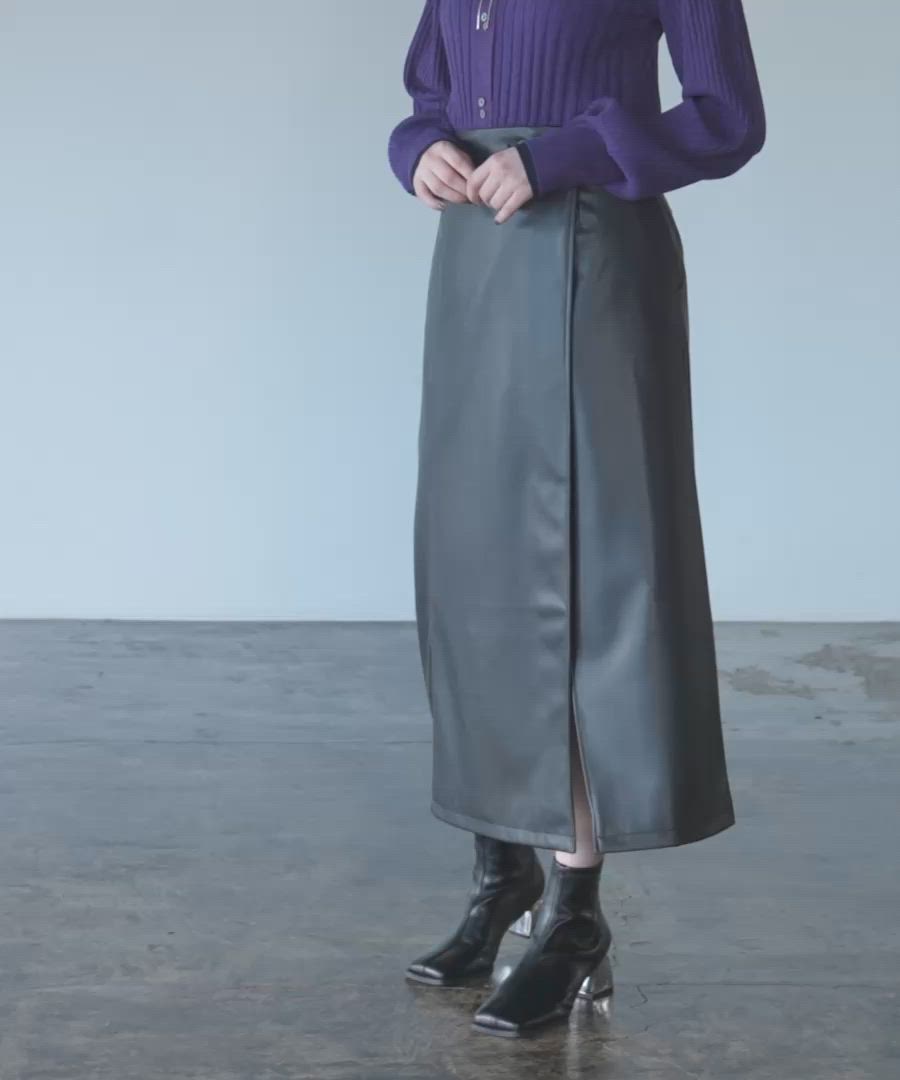 アソートメタルボタンラップナロースカート(HARE)（スカート）｜HARE