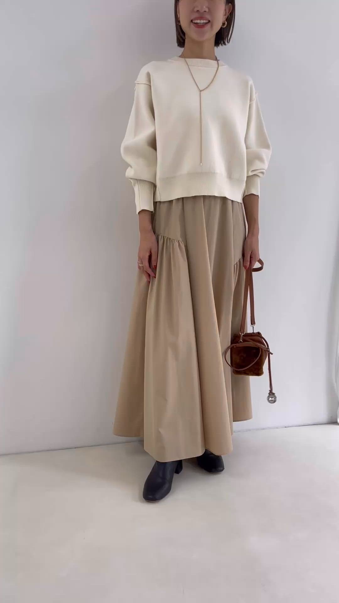 セール】ウォッシャブルブロードサイドマルチWAYギャザースカート