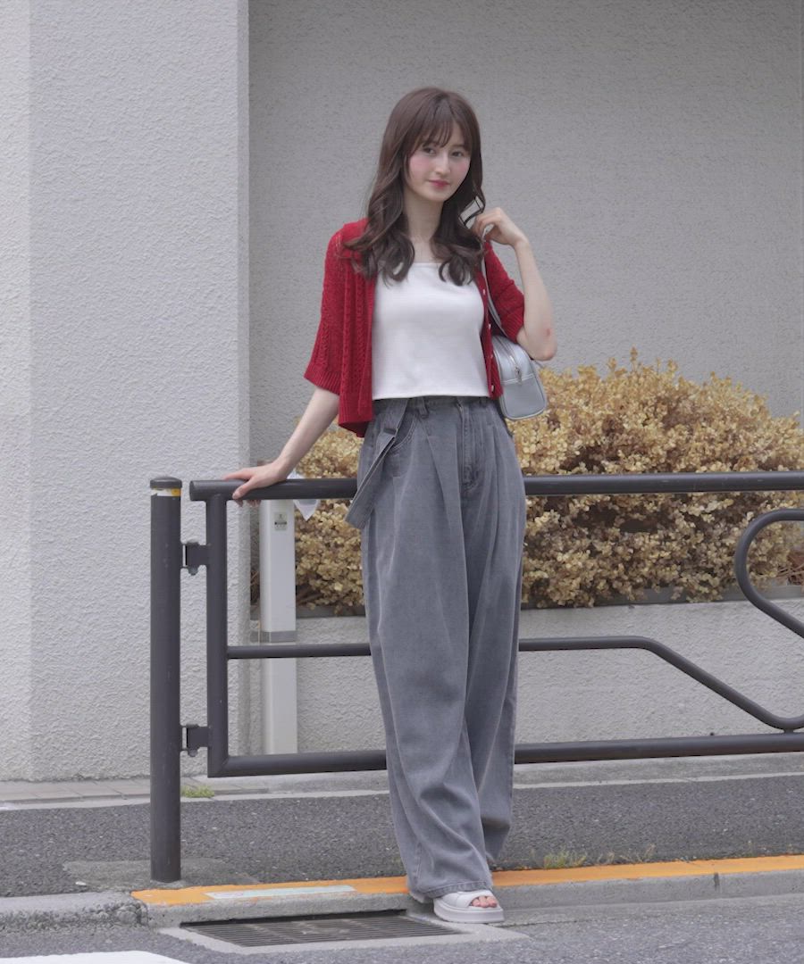 透かし編みニット半袖/AND YUA ANY/147494（ニット/セーター）｜GLOBAL