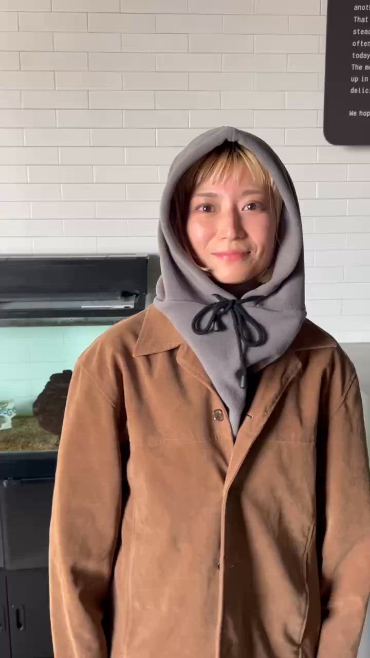 セール】【UNISEX】 11色展開 カラーフリース バラクラバ（ネック