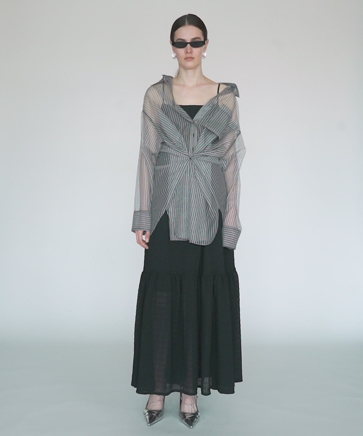 2WAY Sheer Shirt/2WAYシアーシャツ（シャツ/ブラウス）｜MAISON