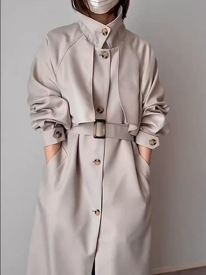 セール】大人レトロ降臨。2wayスタンドカラーボリュームスリーブ