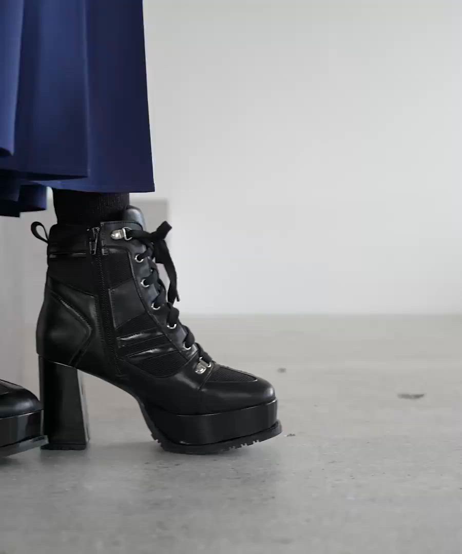 セール】スニーカーチャンキーブーツ(HARE)（ブーツ）｜HARE（ハレ）の