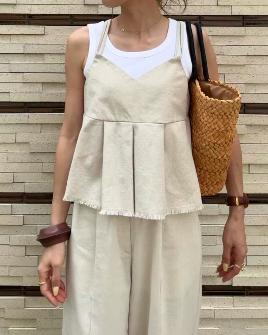 セール】デザインビスチェセットアップ(chiica original) / ビスチェ