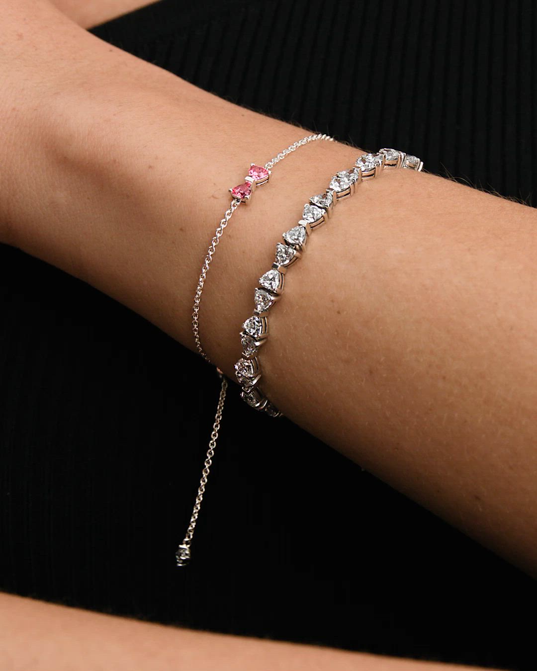 スパークリング ピンク リボン リング（リング）｜Pandora（パンドラ