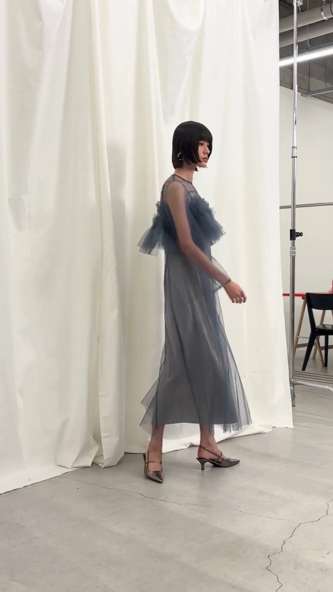 マルチウェイボリュームチュールドレス / multiway volume tulle dress
