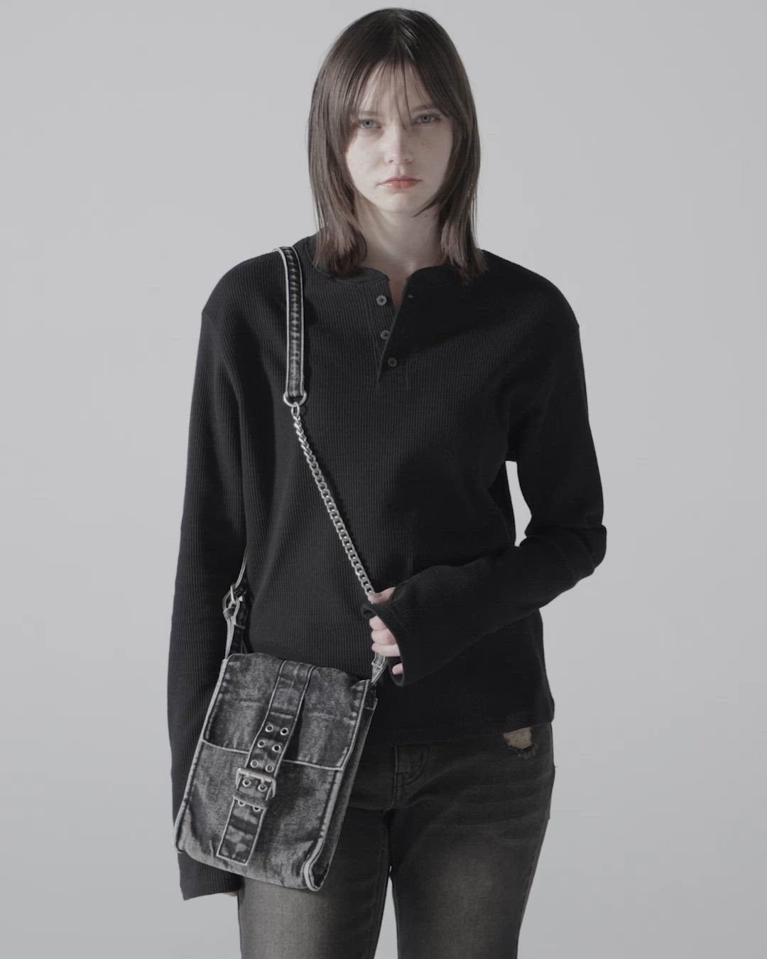 Vintage Denim Shoulder Bag / ヴィンテージデニムショルダーバッグ