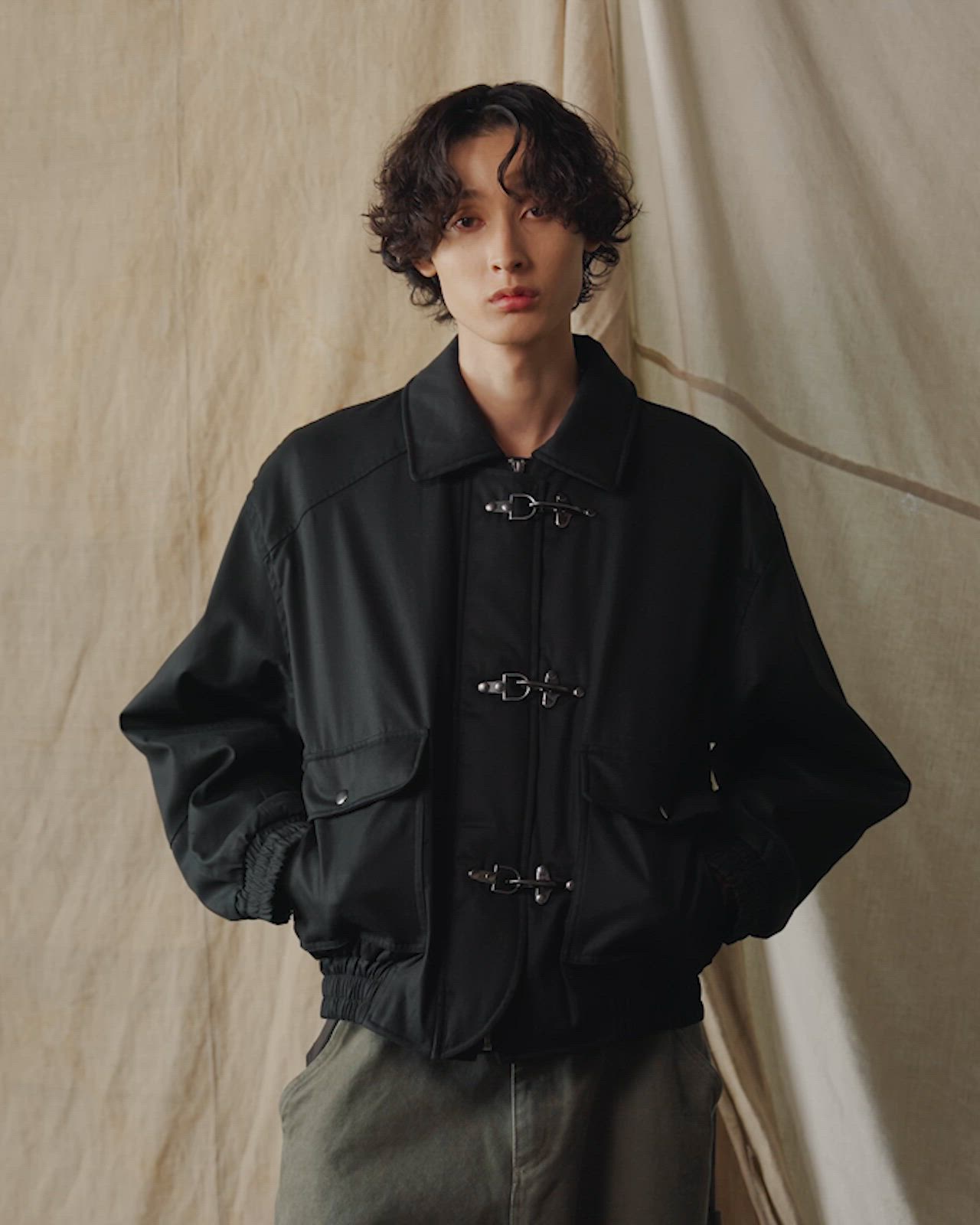 ファイヤーマン 中綿ボリューム オイルドコットン ブルゾン（ブルゾン