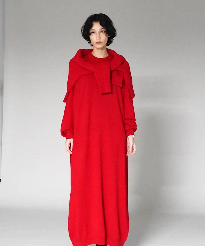 Curensology(カレンソロジー)/ウールカシミヤニットワンピース